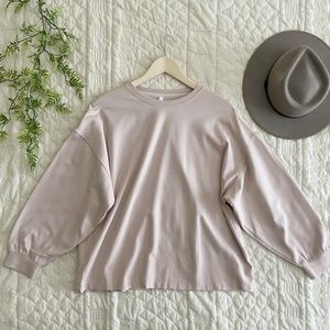Aritzia The Group Babaton Pink Pullover